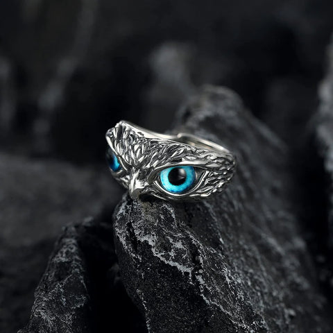 ANILLO AJUSTABLE BUHO VIGIA - UNISEX TALLA AJUSTABLE